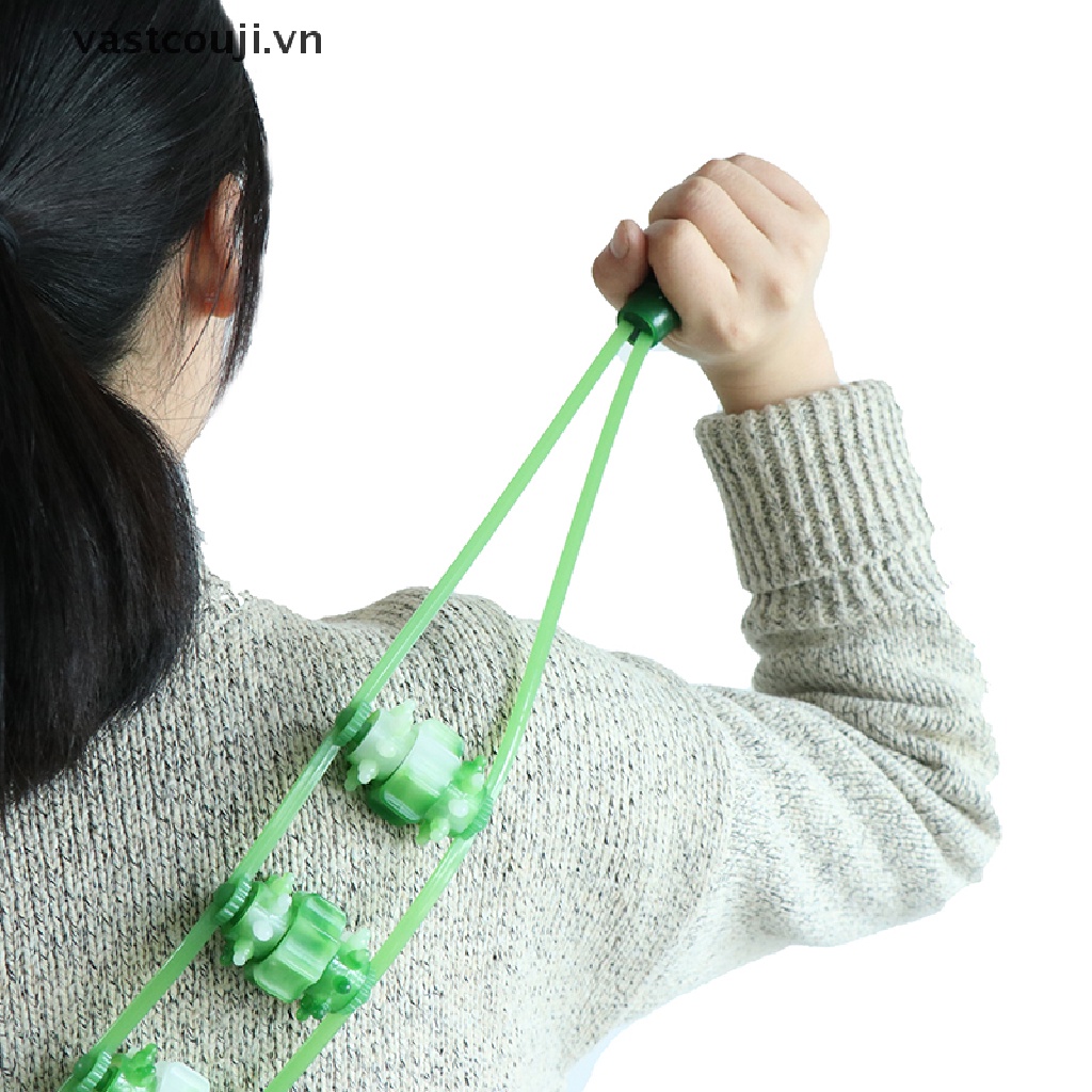 [Hàng mới về] Dây đai mát xa cơ bắp lưng vai &amp; cổ di động