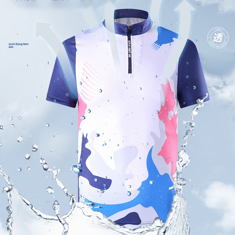 Giá Tốt Bộ Đồ Thể Thao Bóng Bàn tennis Có Dây Kéo Khô Nhanh Cho Nam Và Nữ Giá Tốt