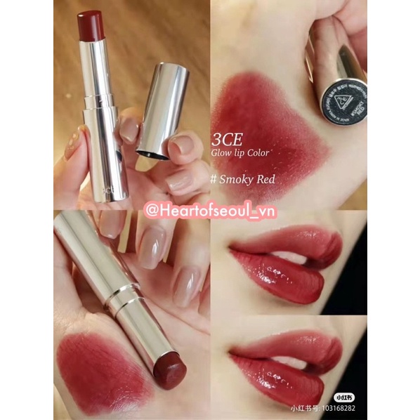 Son dưỡng có màu 3CE Glow Lip Color 3g