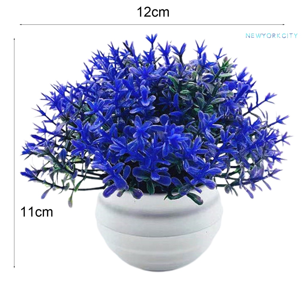 1 Bộ Chậu Cây Nhân Tạo Bằng Nhựa Trang Trí Bàn Làm Việc/Chụp Ảnh Ngoài Trời