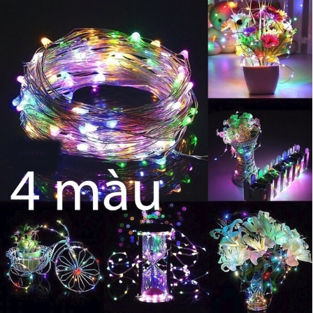 Dải đèn LED 20M 200 bóng chuyên dụng trang trí kèm điều khiển từ xa