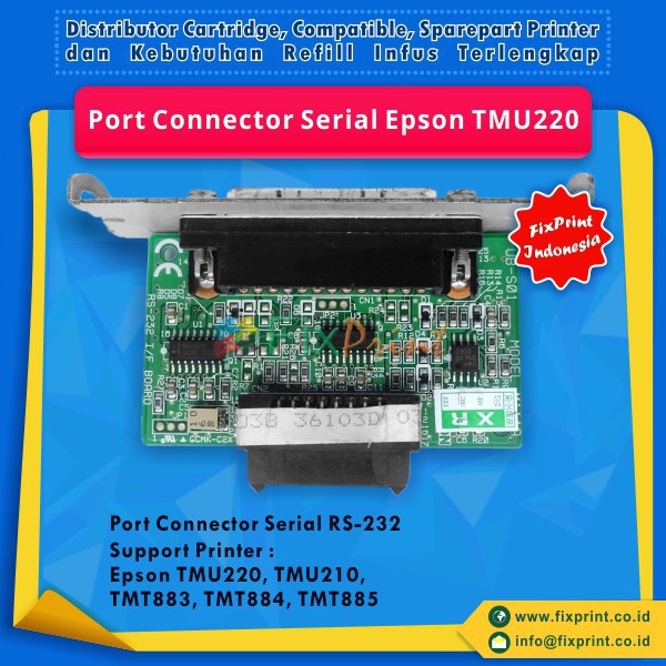 Phụ Kiện Cổng Rs232 Rs-232 B Tmu220 Tmu220d Tm-u220 Tm-u295 Fpjnew268 Cho Máy In