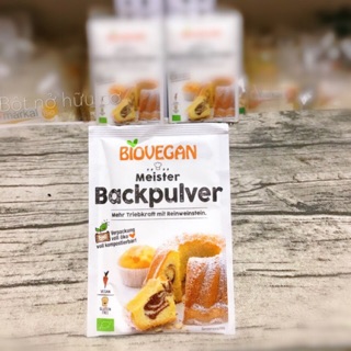 Bột nở hữu cơ biovegan 17g