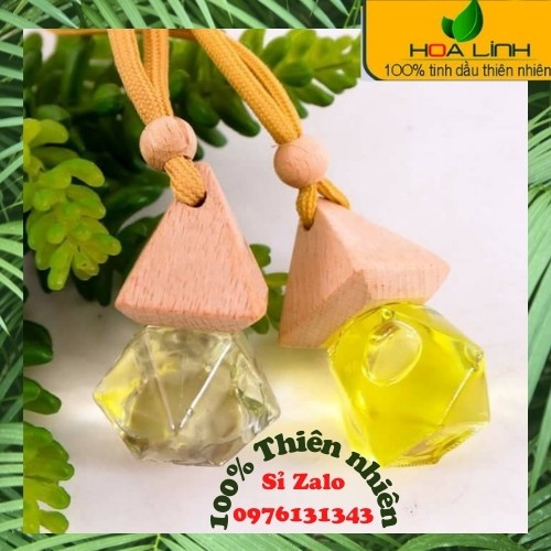 Tinh dầu treo xe ôtô nguyên chất, 10 Loại mùi Tinh dầu Sả Chanh, Bạc Hà,oải hương, hoa hồng ...vv