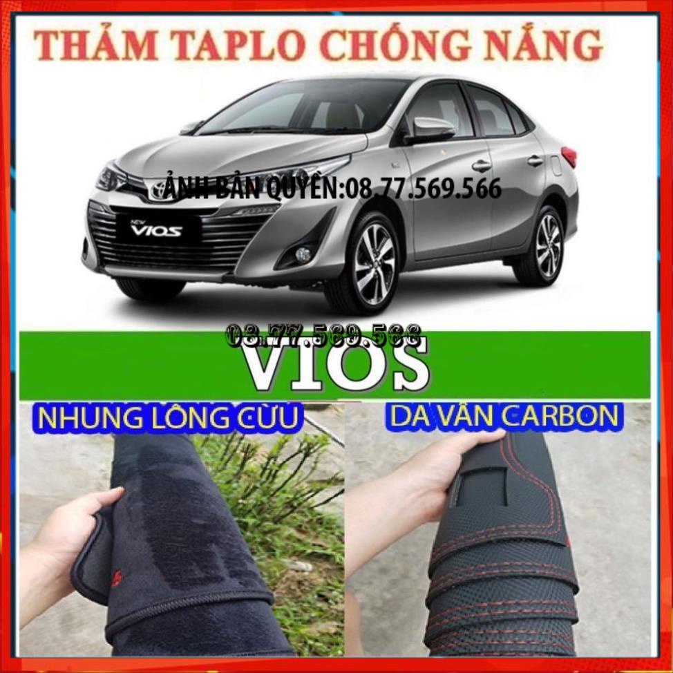 THAM TAPLO DA VÂN GỖ TOYOTA VIOS TTHẢM LÓT TAPLO 3 LỚP CHỐNG NÓNG XE HƠI Ô TÔ NHUNG LÔNG DA CARBON BẢO HÀNH 12 THÁNG