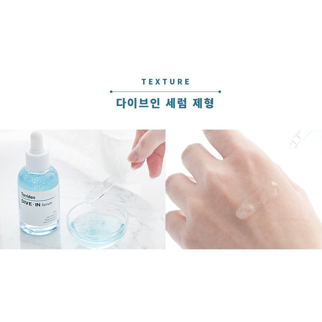 Serum Siêu Cấp Nước Phục Hồi Da TORRIDEN DIVE-IN 50ml