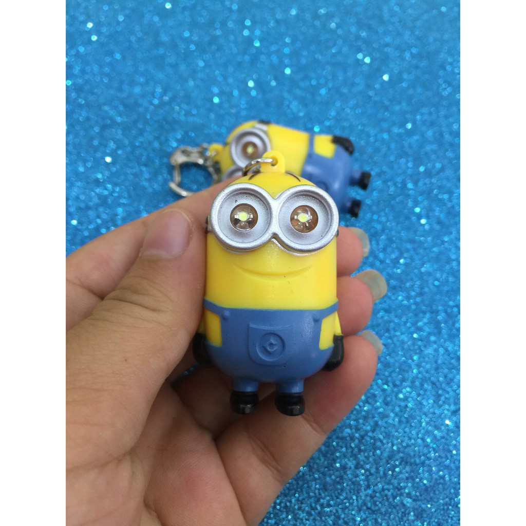 -Móc khóa Minion kêu I love You có đèn led có âm thanh -Móc khóa Minion kêu I love You có đèn led