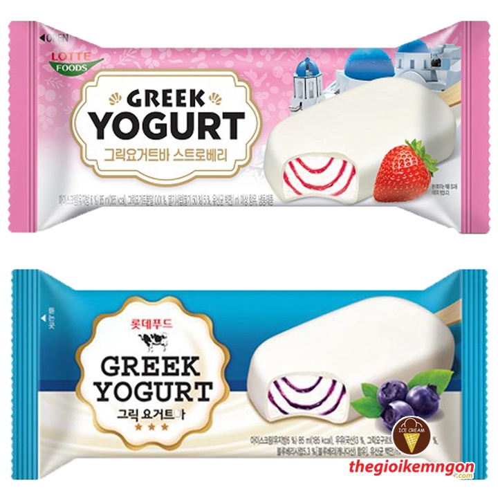 Kem sữa chua Hy Lạp Lotte Greek Yogurt Hàn Quốc