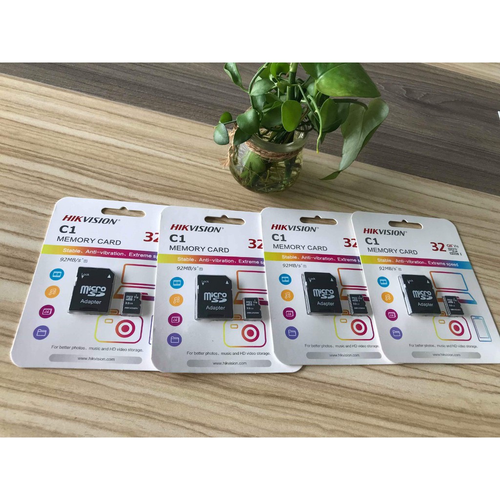 Thẻ nhớ chuyên Camera micro SD 32GB - 64GB HIKVISION - Hàng Chính Hãng