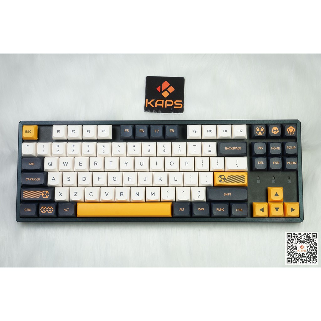 Keycap VIRTUAL WAR - profile XDA - keycap PBT - Dyesub - 141 nút cho bàn phím cơ (Filco, Leopold, IKBC, Edra, keychron)