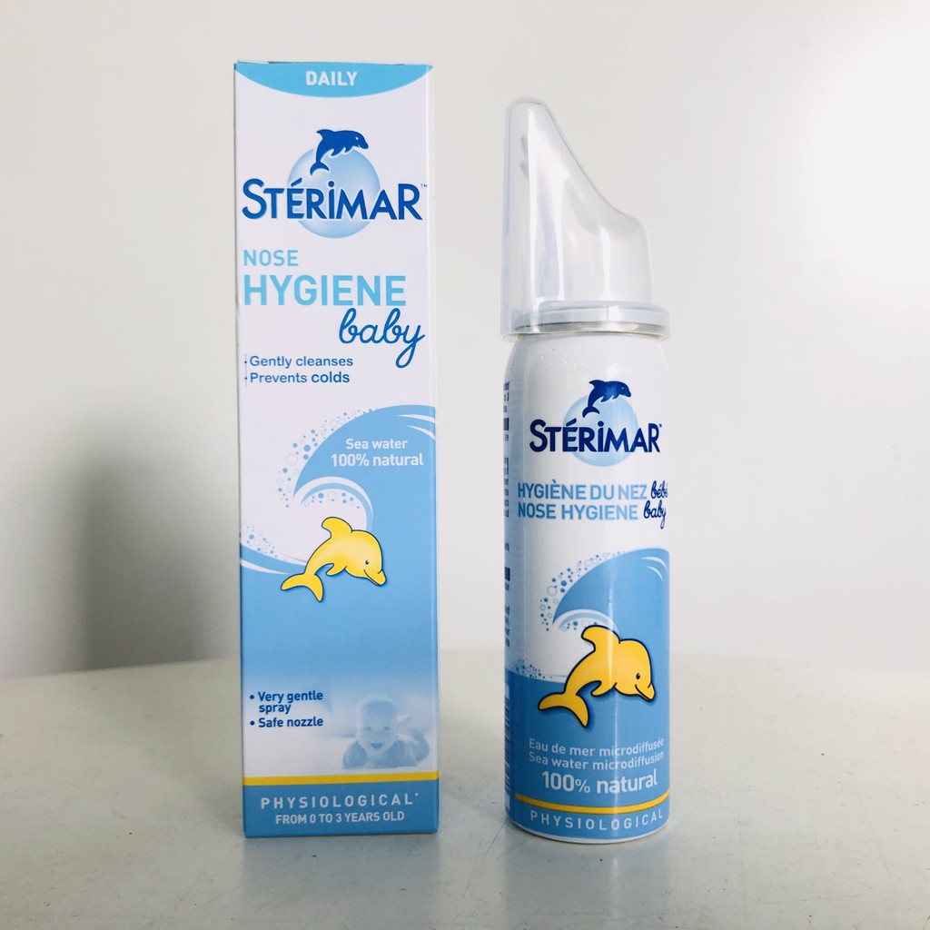 Nước biển xịt mũi Sterimar Nose Hygiene Baby (chai 50ml) - Dành cho trẻ sơ sinh đến 3 tuổi - cvspharmacy
