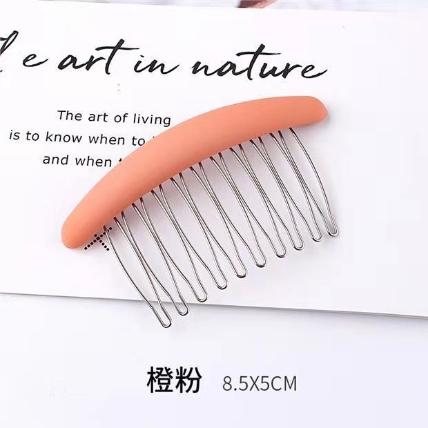 Lược Chải Tóc Mái Bằng Sắt Màu Đục Đơn Giản Thời Trang 2022