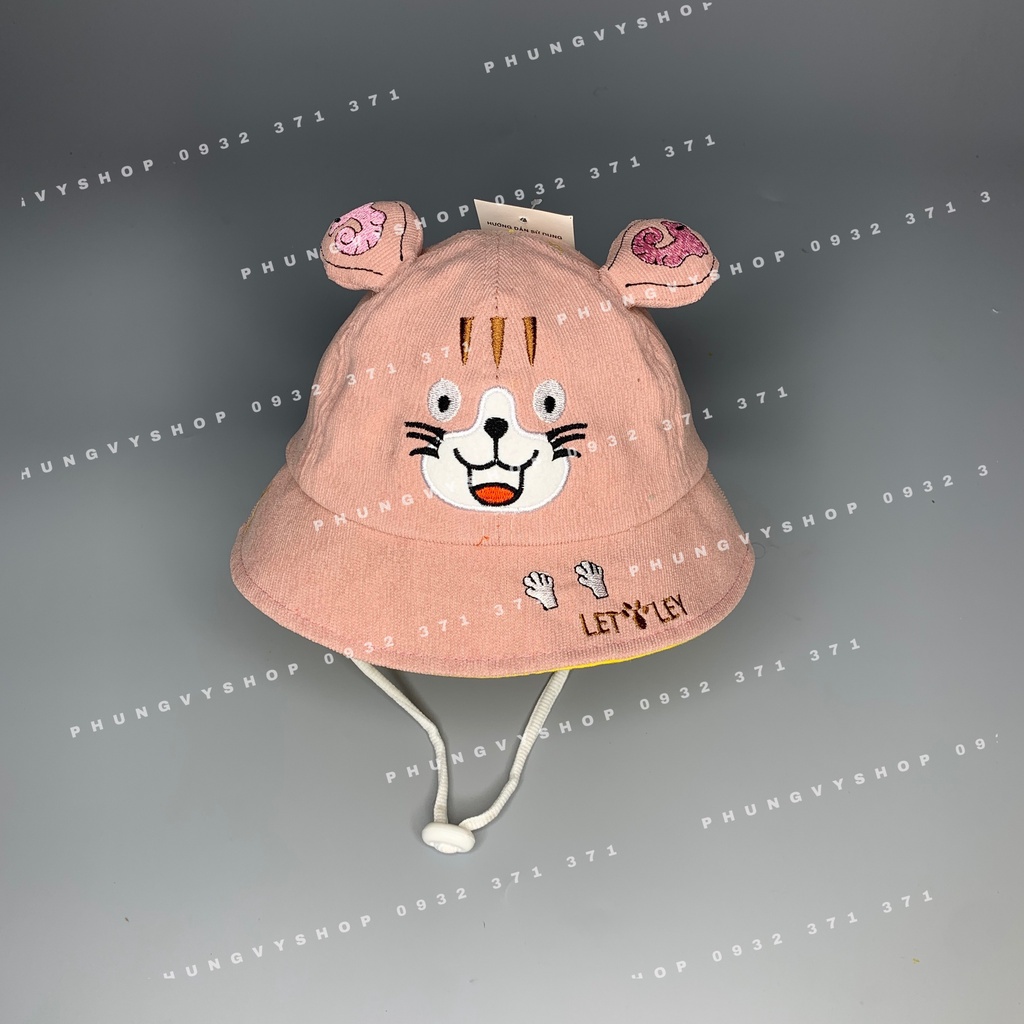 (Bé 6-20 tháng/ Vòng đầu 49cm) Mũ TAI BÈO cho bé- HỔLETLEY - Nón trẻ em