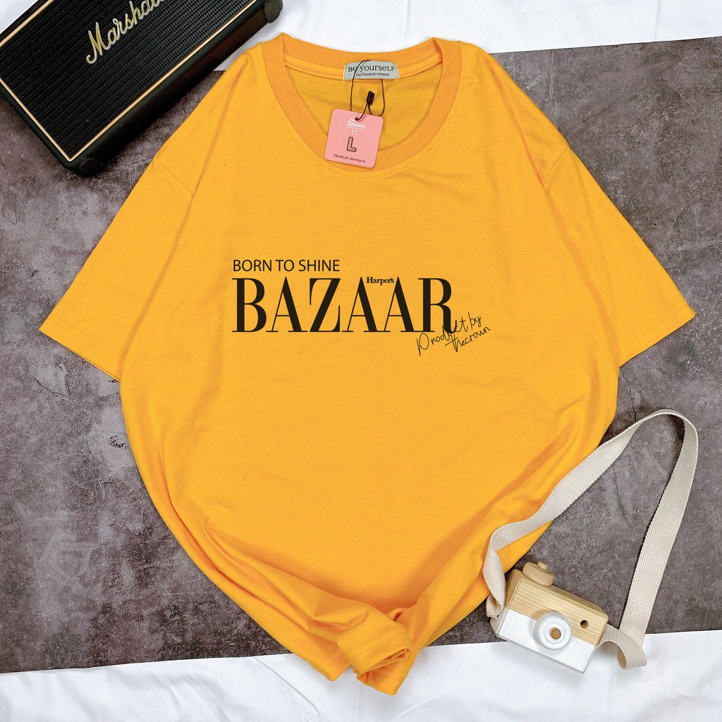 [HÌNH THẬT TỰ CHỤP] - Áo thun tay ngắn Be Yourself unisex size M L XL - BAZAAR
