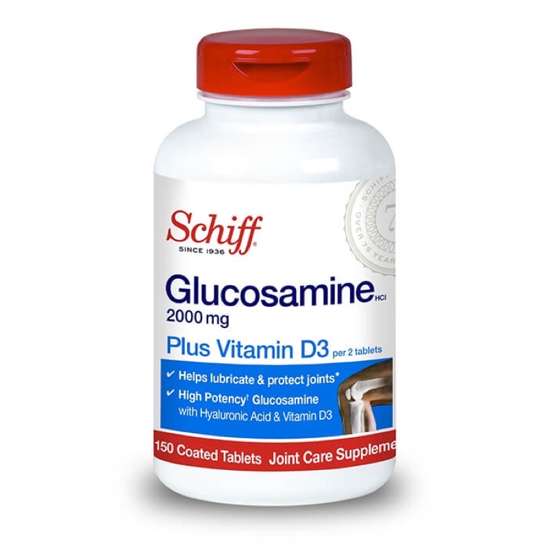 Viên bổ khớp Glucosamine của Schiff 2000mg hộp 150 viên - SỨC KHOẺ CỦA GIA ĐÌNH