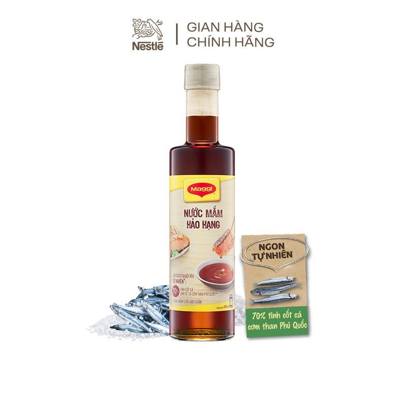Nước mắm MAGGI Hảo hạng chai thủy tinh 490ml/chai