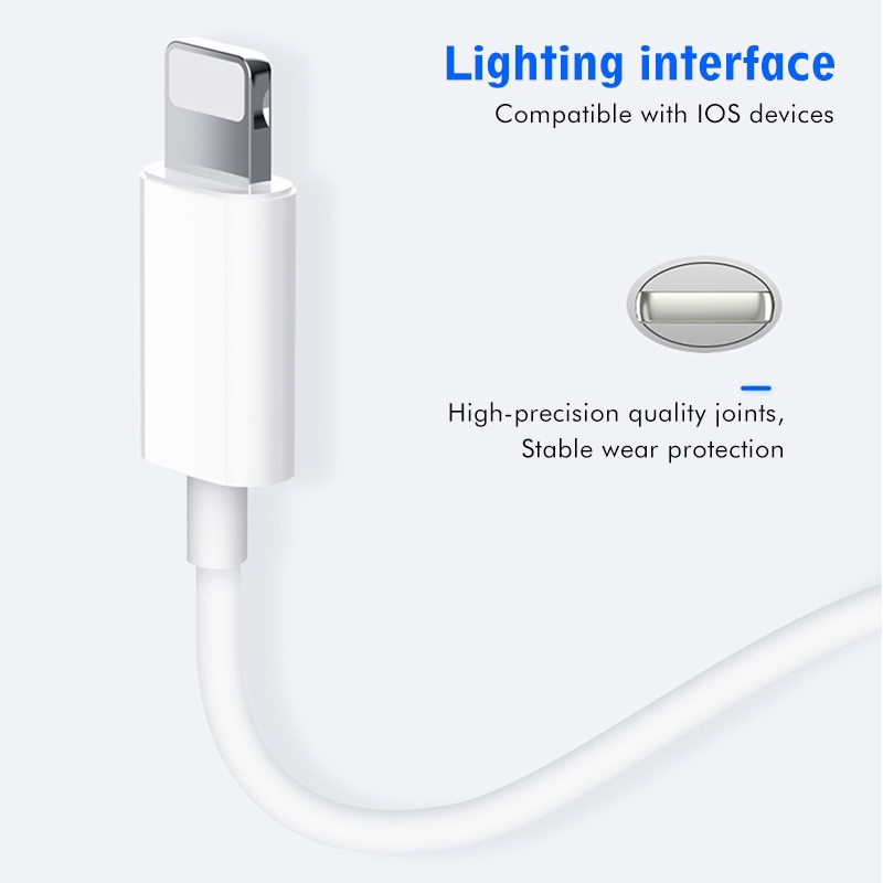 Tai nghe với jack lightning có tích hợp micro cho iPhone 8 7 Plus X XR XS