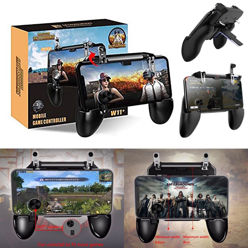 Tay Cầm Chơi Game Pubg Trên Điện Thoại W11 + Đa Năng