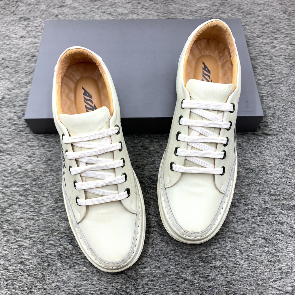 Giầy thể thao/sneaker nam da bò Asia siêu êm