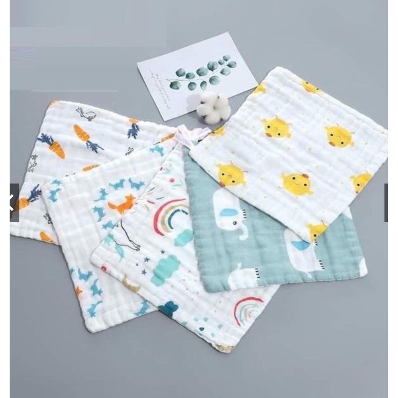 Sét 5 khăn sữa aden siêu thấm hút