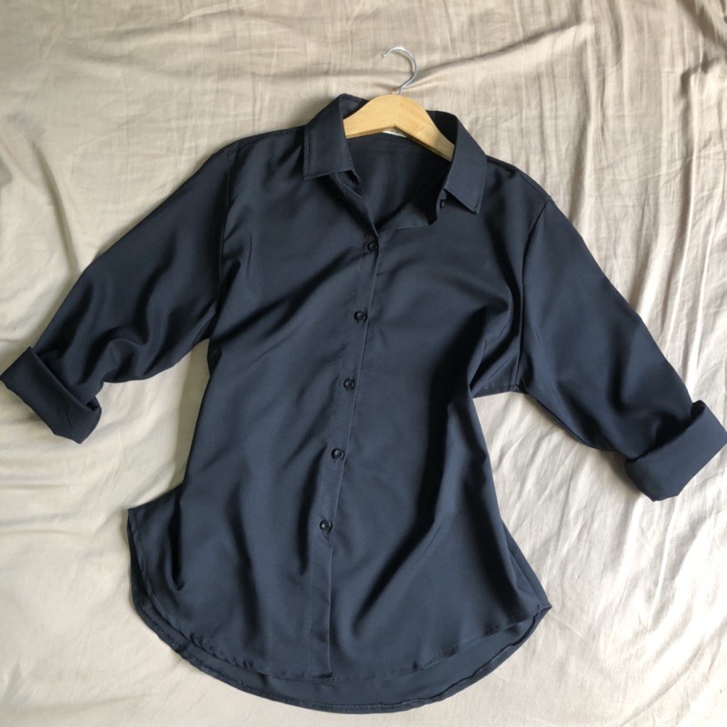 Vải Mát - Sơ Mi Đen Nữ Đủ Size Big Size - đủ size | BigBuy360 - bigbuy360.vn