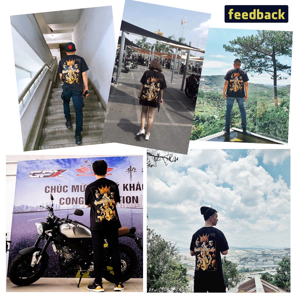 Áo Thun Unisex In Lụa Maverick King Thánh Giá Phông Nam Nữ Rocktee Vải Cotton Cao Cấp Form Rộng Mỹ Local Brand MVR