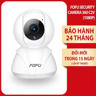 Camera ip wifi chống trộm fofu xoay 360° 1080p màu trắng - camera sử dụng wifi