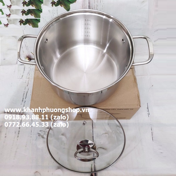 Bộ nồi inox Elmich 3 đáy cao cấp - bộ nồi inox Elmich 3 đáy
