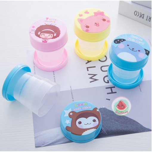 Cốc gấp gọn kute tiện lợi 🍉Duashop🍉