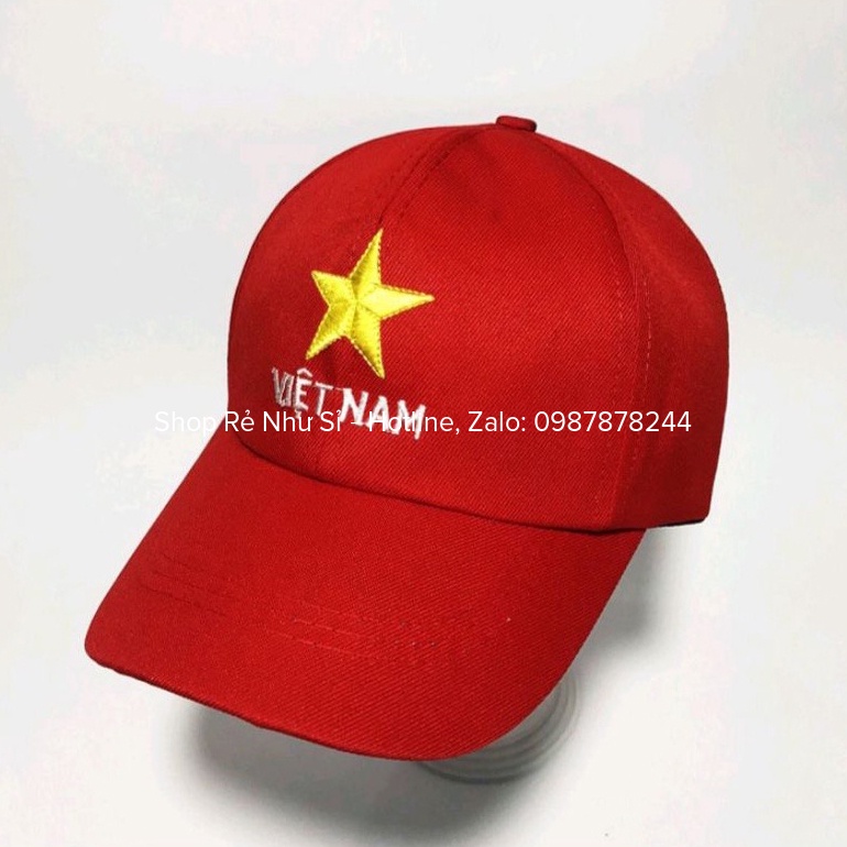 Mũ cờ đỏ sao vàng, mũ cờ, mũ việt nam, mũ sao vàng, mũ lưỡi trai cờ, mũ lưỡi trai