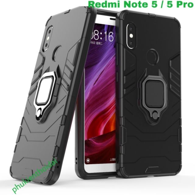 Ốp Xiaomi Redmi Note 5 / 5 Pro chống sốc Iron Man Iring cao cấp siêu đẹp cao cấp