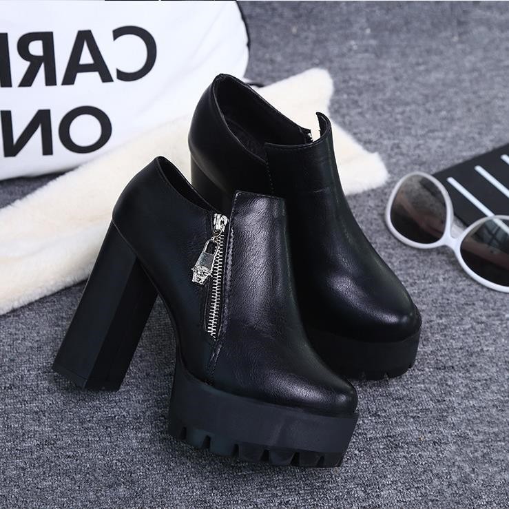 Giày Bốt Cao Gót Thời Trang Thu Đông Cho Nữ Giới