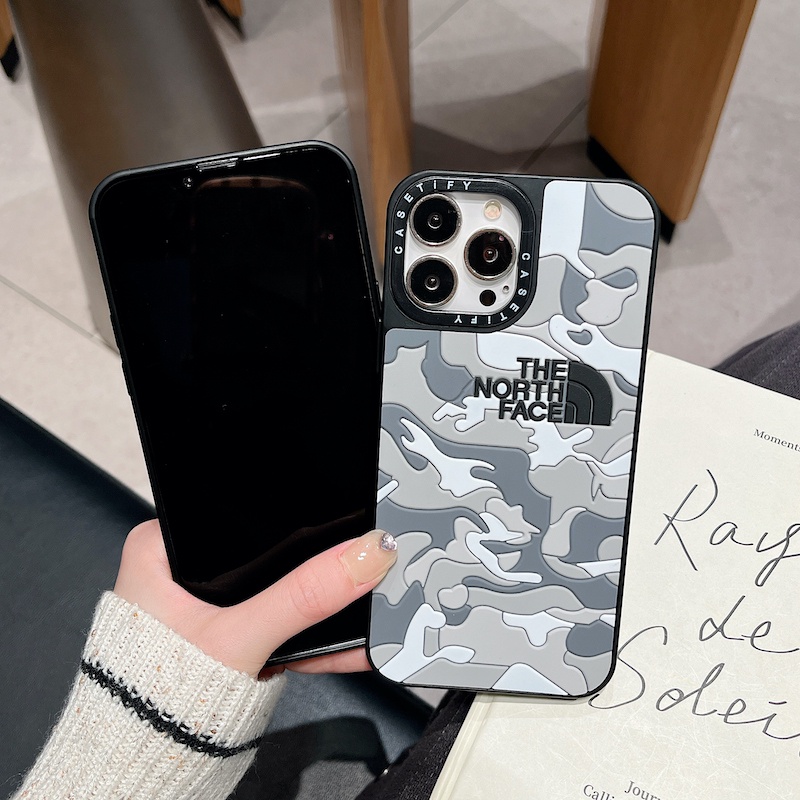 Ốp Điện Thoại Silicon Họa Tiết the north face Kiểu Thể Thao Cá Tính Cho iphone 15 14 13 12 11 pro max xr plus