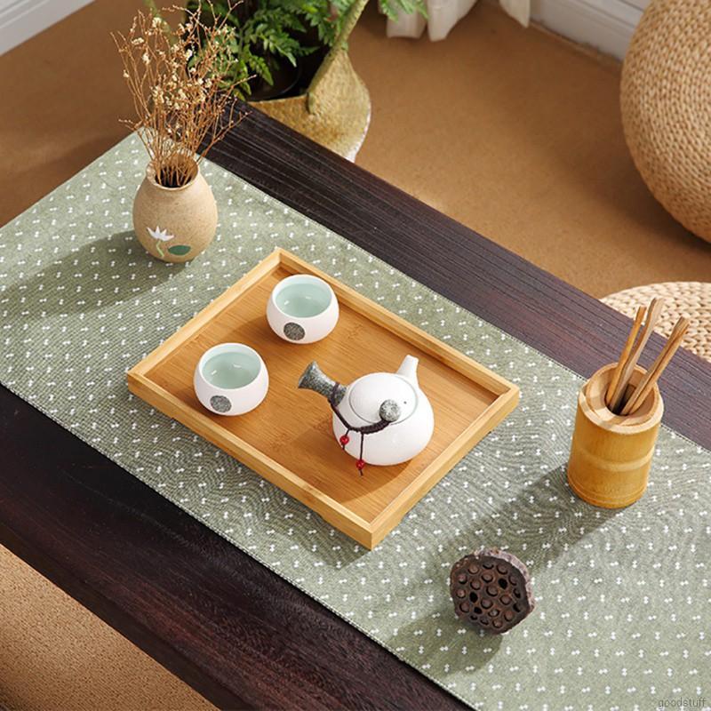 Khay Tre Đựng Thức Ăn Trang Trí Bàn Tiệc