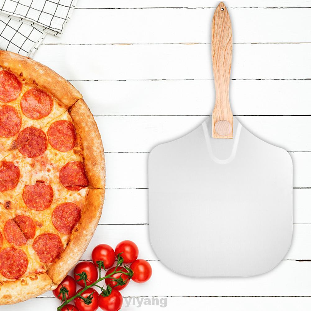 Folding Kitchen Household Oven Cake Bread Wood Handle Non Stick Pizza Peel