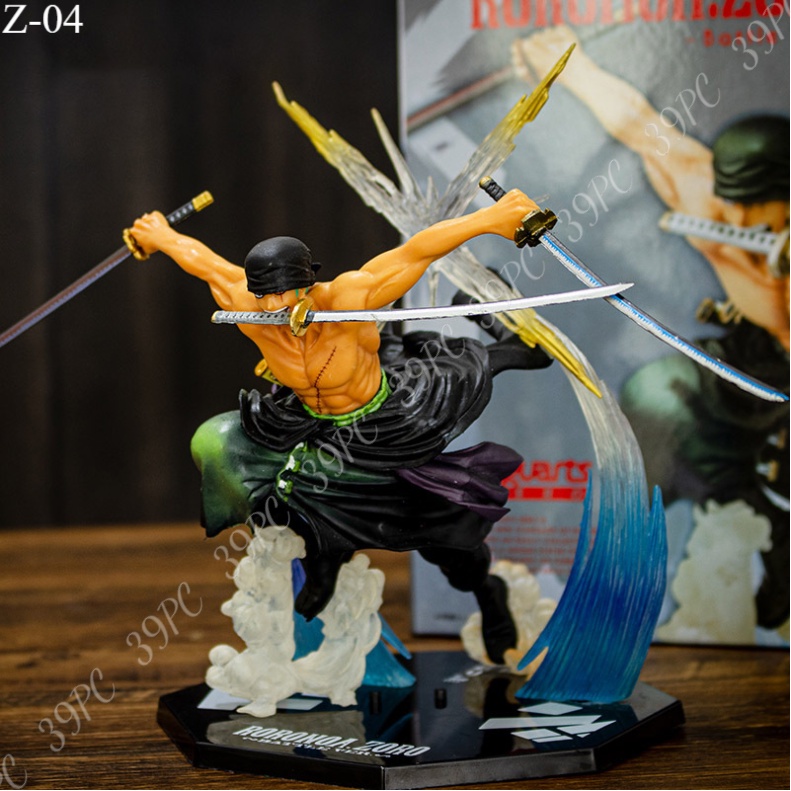 Mô Hình Trang Trí PC One Piece, One Piece Anime Figure Zoro, Luffy