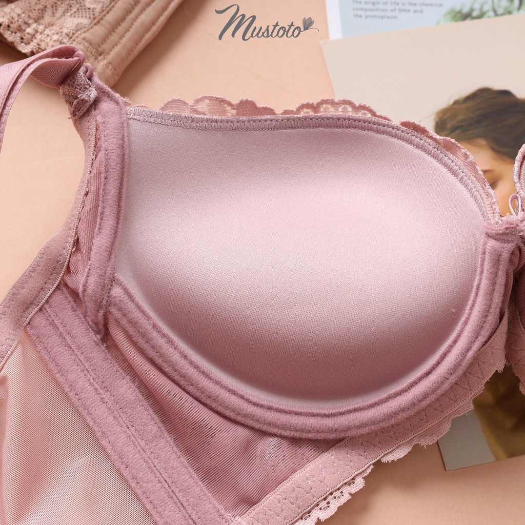 Áo Lót Nữ Ren Siêu Nâng Ngực Mút Dày 5cm Có Gọng Bra Cirrus