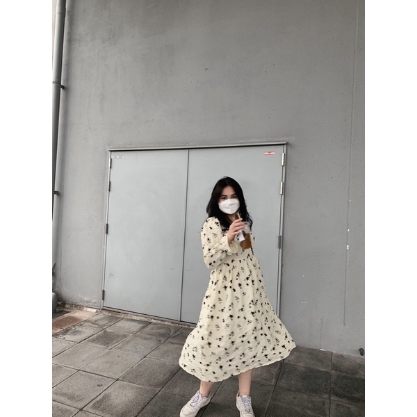 Đầm hoa bigsize cloudy dress