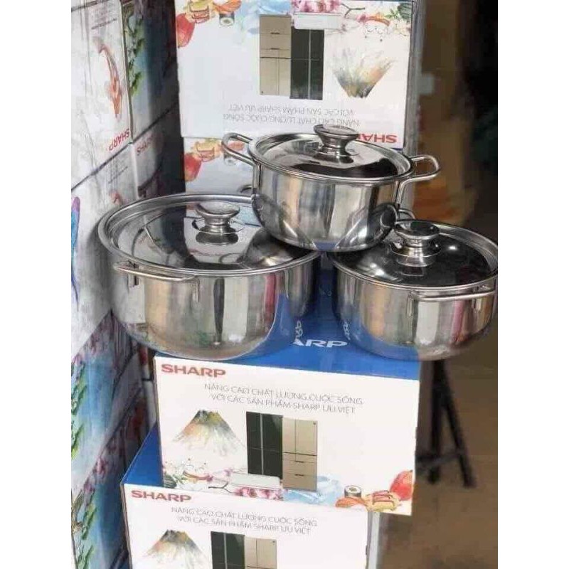 BỘ NỒI SHARP 3 CÁI