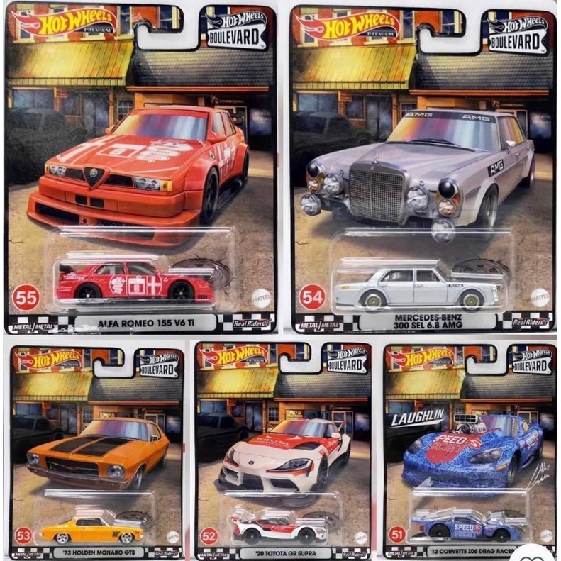 Hobby Store xe mô hình Hot Wheels Premium Boulevard 2022 Set Lẻ