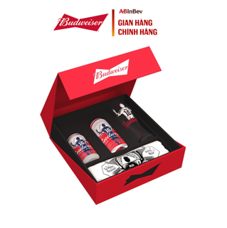 [Grocery gift] Hộp Quà Độc Quyền Budweiser Phiên Bản Messi