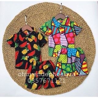 Bộ lanh lụa cho bé (7-23kg)
