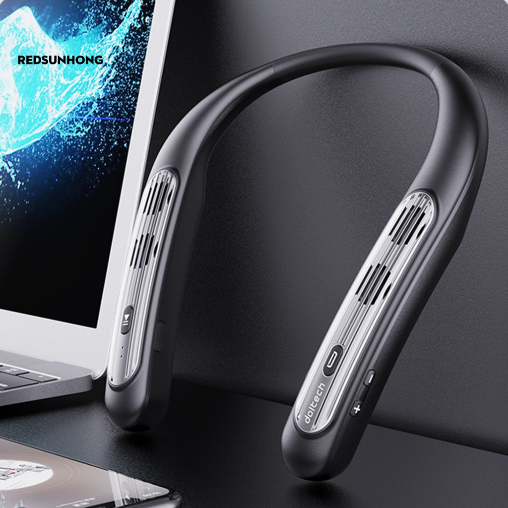 Loa Bluetooth 5.0 RSH.z IPX5 Chống Thấm Nước Ổn Định Âm Thanh Nổi Có Dây Đeo Cổ Cho Các Hoạt Động Thể Thao