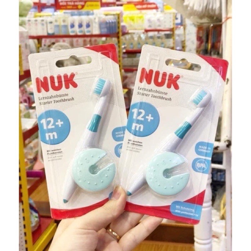 BÀN CHẢI ĐÁNH RĂNG CHO BÉ NUK ĐỨC 12M+