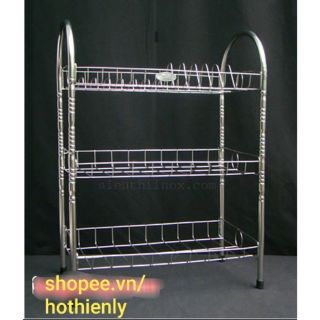 Kệ bát inox 3 tầng 60cm