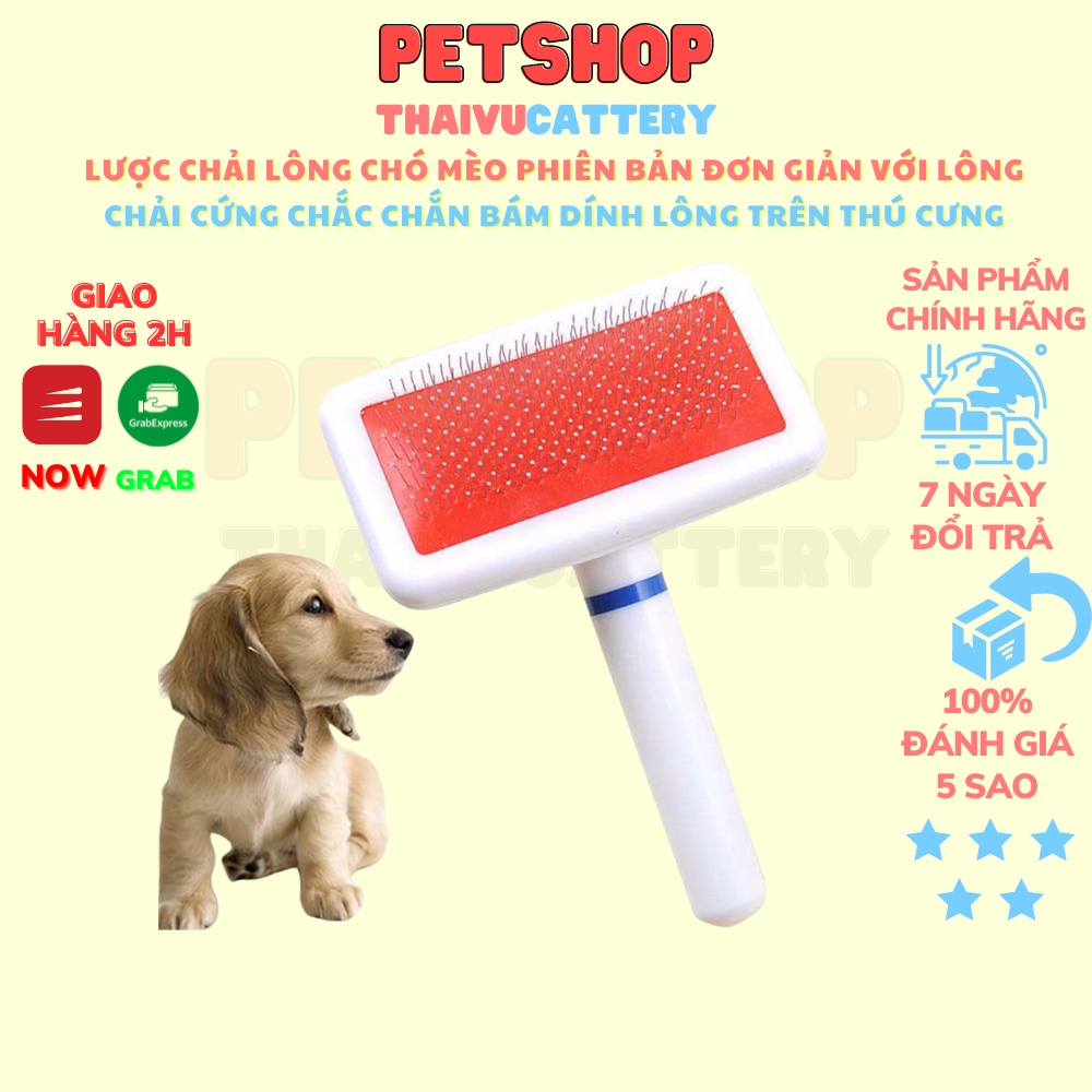 Lược chải lông chó mèo chống bay lông dính lông giá cực tốt- Thaivucattery