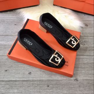 Giày nữ khoá nhạc gót 3 phân