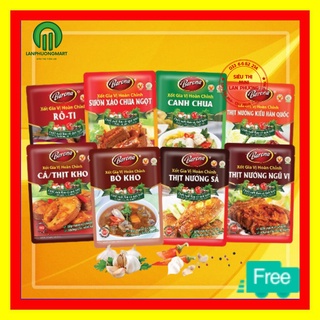 Xốt gia vị hoàn chỉnh barona 80g sốt gia vị canh chua cá thịt kho thịt nướng sả ngũ vị thịt kho tàu sườn xào chua ngọt