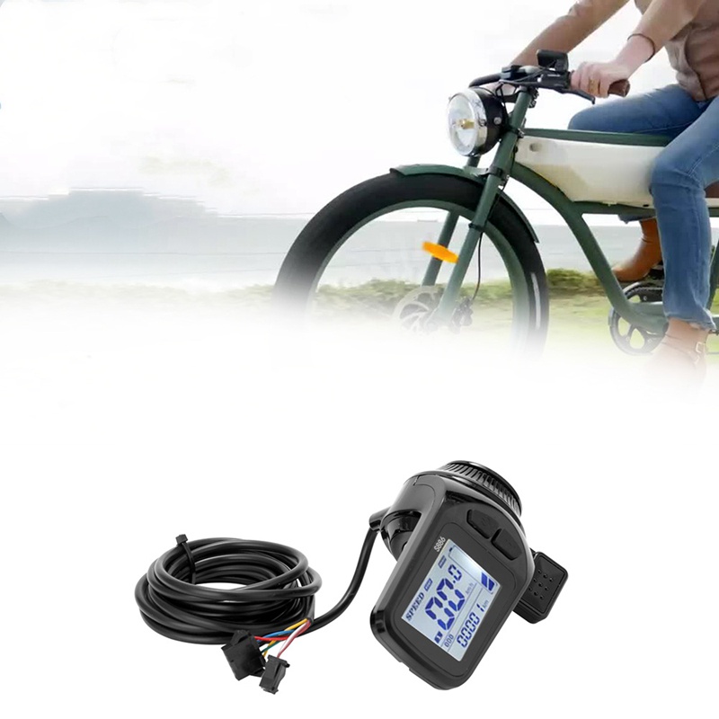 Màn Hình LCD 24V / 36V / 48V S886 Cho Xe Đạp Điện