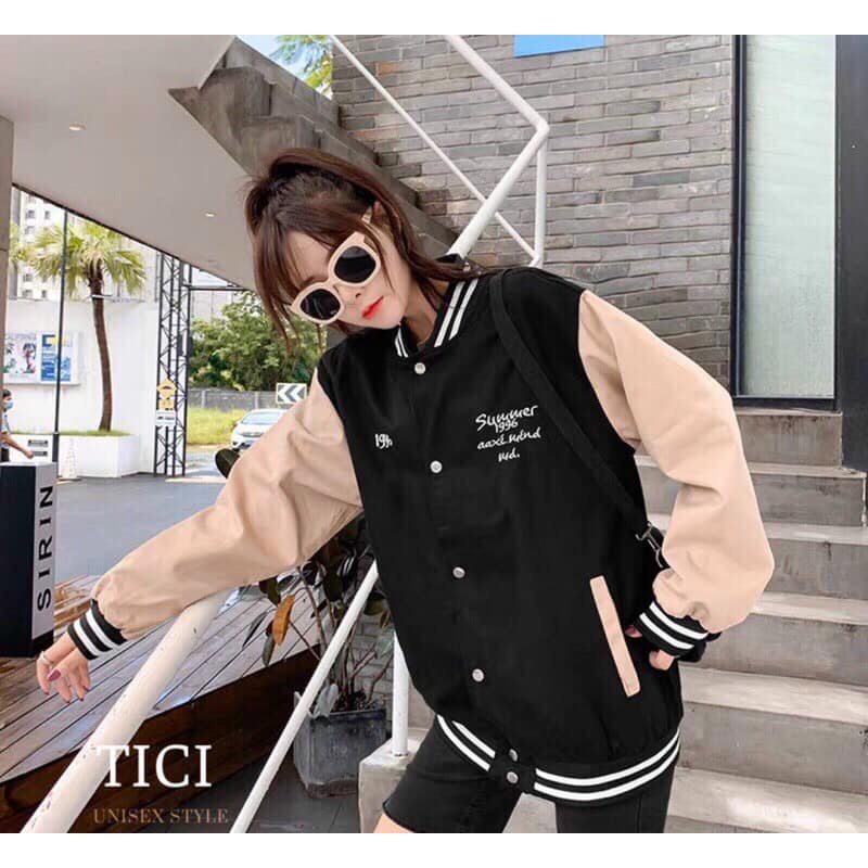 Áo nỉ bomber 199x phong cách hàn quốc ulazzang